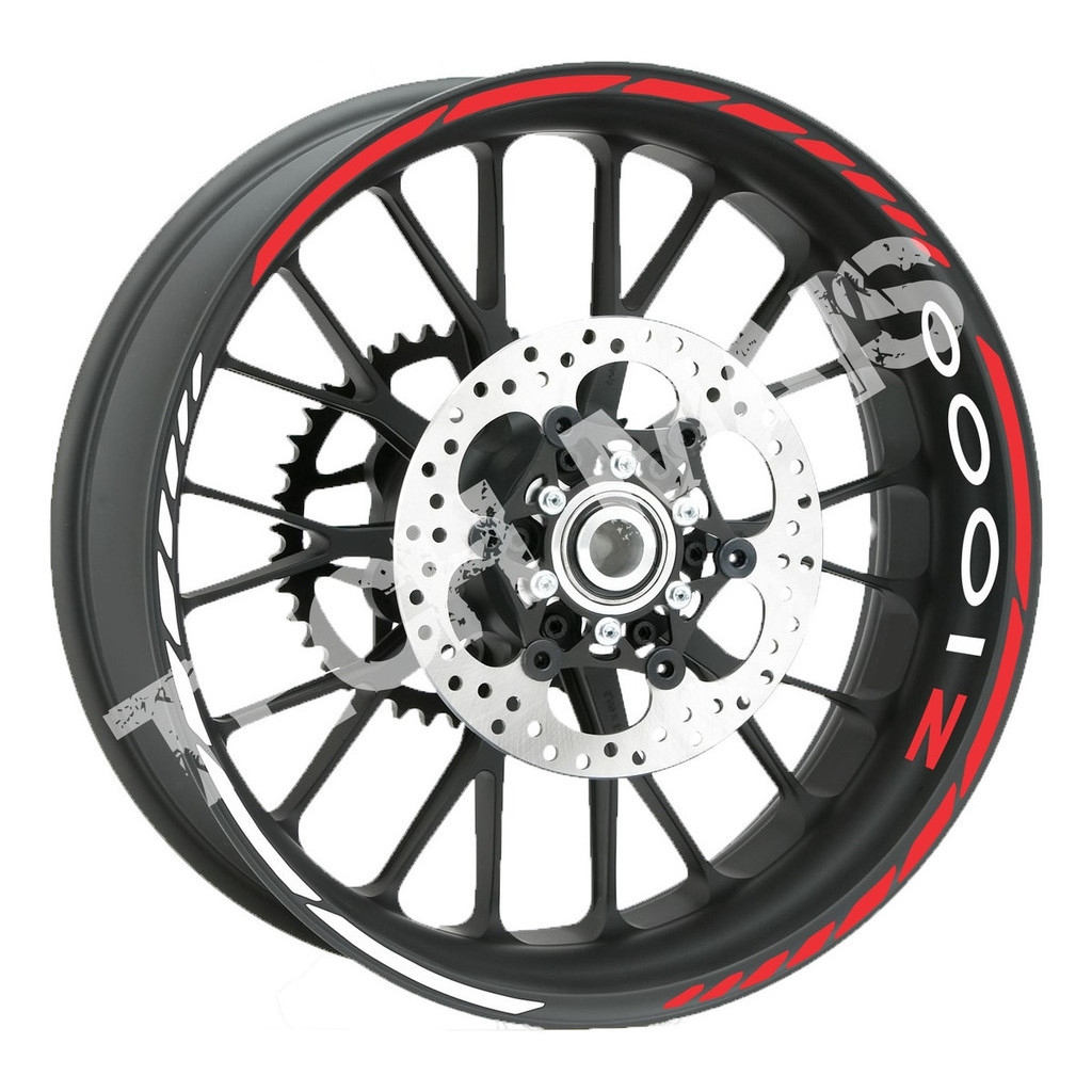 Adesivos Refletivo Rodas Friso Motos Kawasaki Z1000 Z 1000