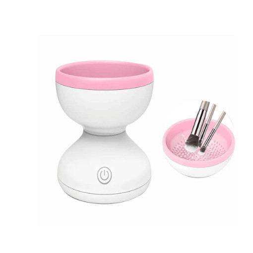 Lavador De Pincéis Maquiagem Limpeza Cosméticos Automático