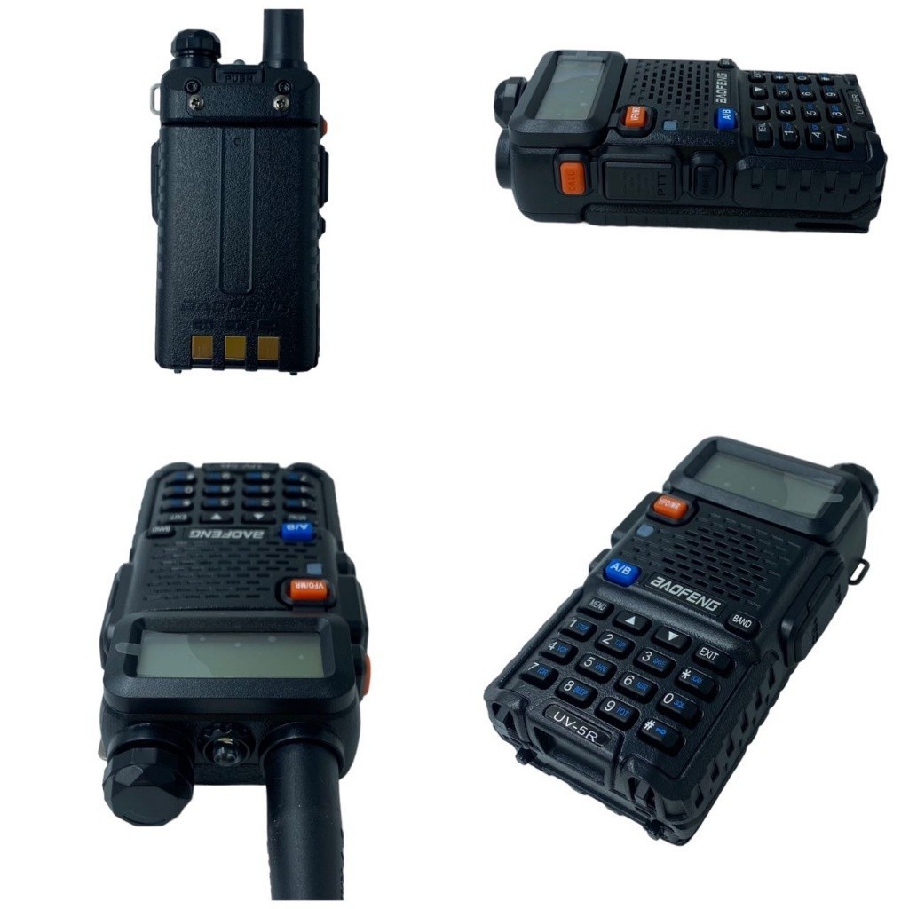 Rádio Comunicador Ht Dual Band Uhf Vhf Uv-5r Fm Fone Ptt