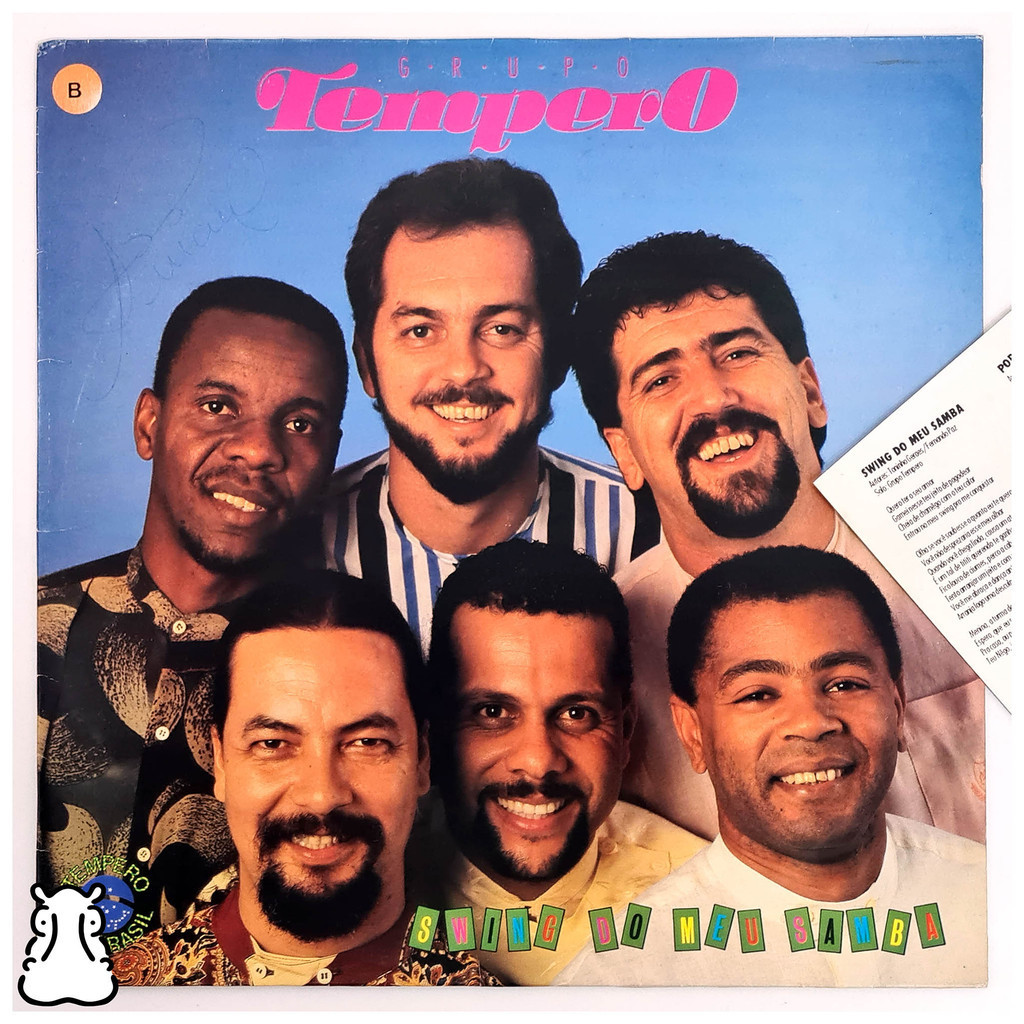 LP Grupo Tempero Swing do Meu Samba Disco Vinil encarte - Hm