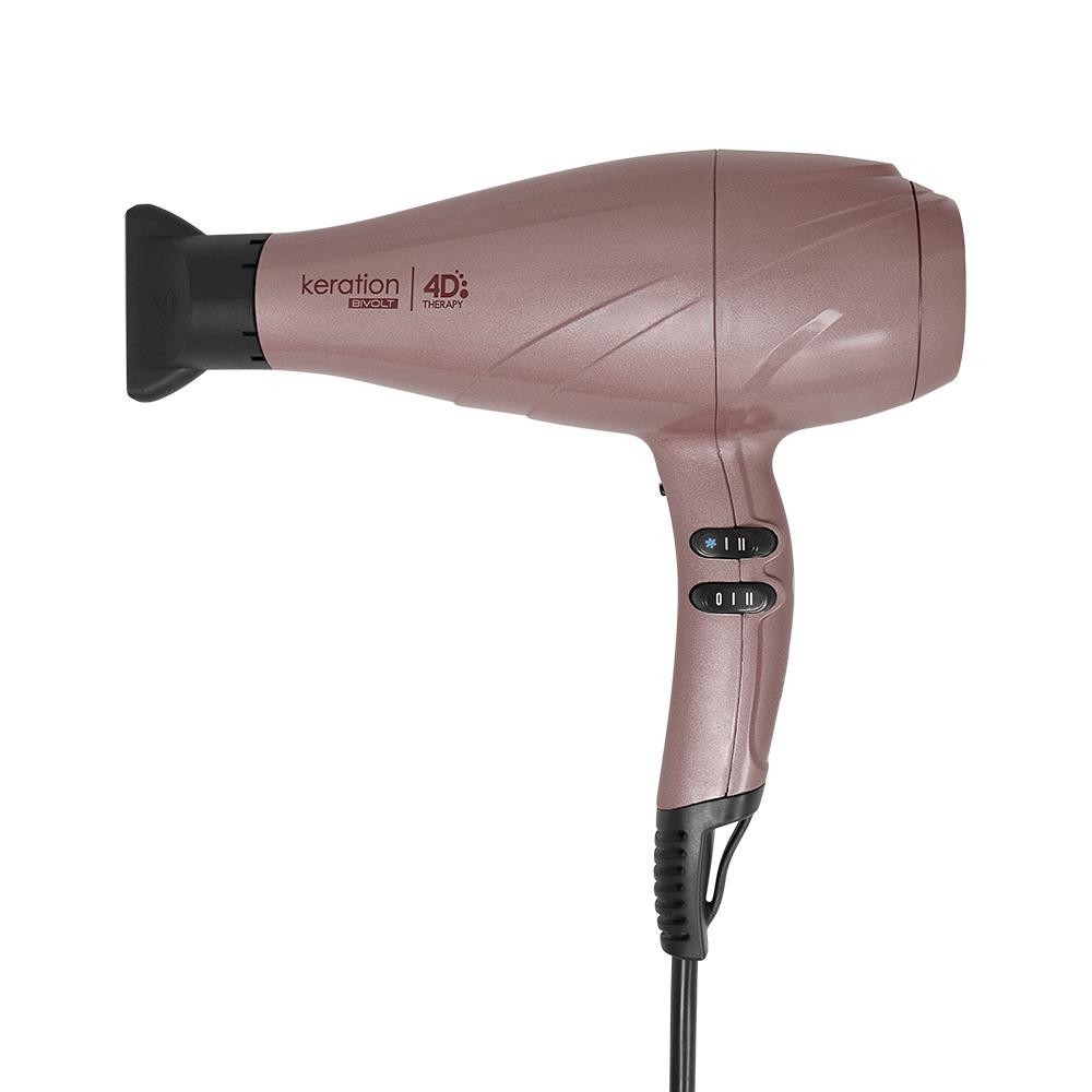 Secador de Cabelo Keration 4D 2500W Bivolt Gama Italy em Oferta na Shopee