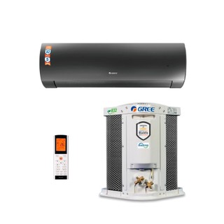 Ar Condicionado Split Inverter Hi Wall Gree G-Diamond 9000 BTUs Quente/Frio GWH09ACA-D6DNA1A - 220V em Oferta na Shopee