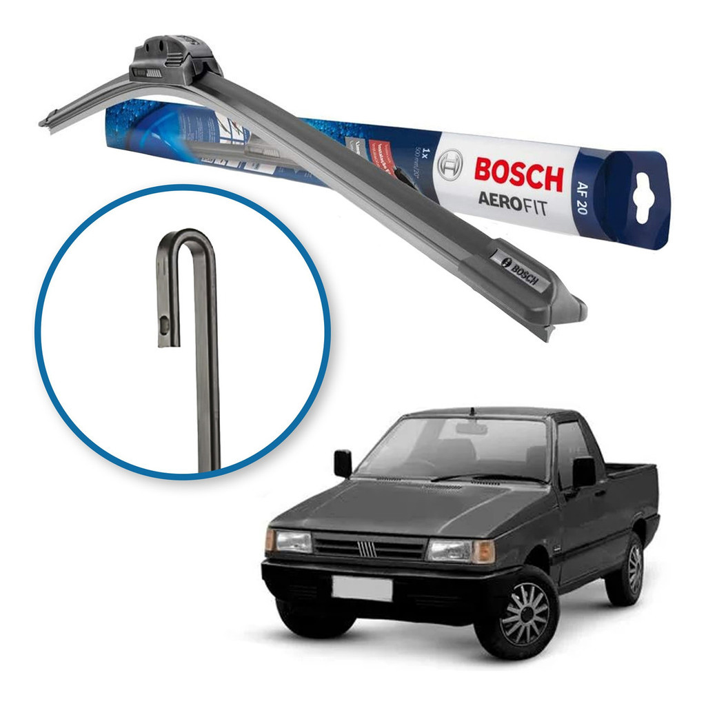 Palheta Limpador Parabrisa Original Bosch Fiat Fiorino Pick Up 1988 A 2013