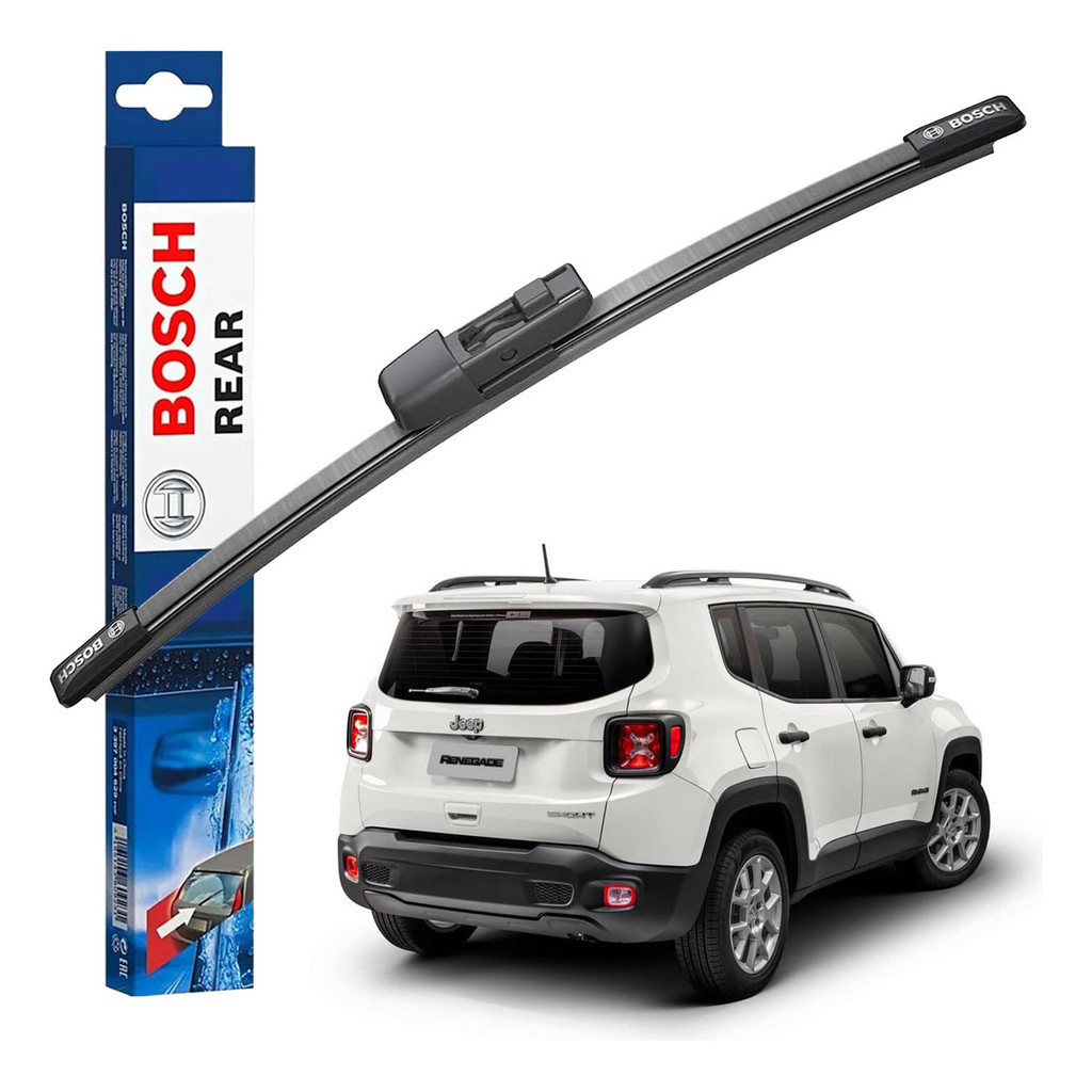 Palheta Traseira Limpador Vidro Vigia REAR Original Bosch Jeep Renegade 2015 A 2024