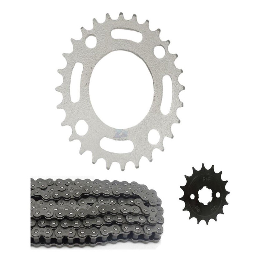 Kit Relacao Coroa Reduzida 28 Pinhao 16 Titan Fan 150 - 160