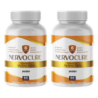 Kit 2 Nervocure Original 60 Cápsulas - Suplemento Diário em Oferta na Shopee