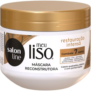Máscara Capilar De Hidratação Salon Line Meu Liso Restauração Intensa 300g em Oferta na Shopee