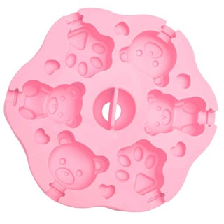 Forma de Silicone Para Picolés e Doces de Ursinho em Oferta na Shopee
