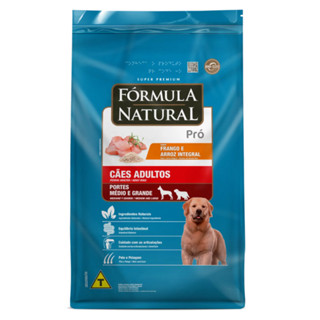 Ração Fórmula Natural Pró Cães  Adultos 15 kg Porte Médio E Grande Sabor Frango E Arroz Integral em Oferta na Shopee