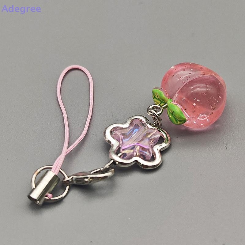 Adegree Y2K Bonito Rosa Pêssego Telefone Cordão Fresco Doce Corrente Do Móvel Feminino Alça De Celular Saco Pingente Cha em Oferta na Shopee