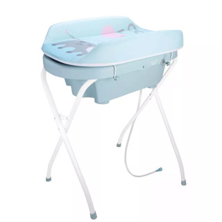 Banheira Trocador Luxo Spa Prime Baby Antiderrapante Azul em Oferta na Shopee
