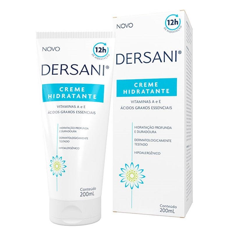 Creme Hidratante Dersani 200ml em Oferta na Shopee