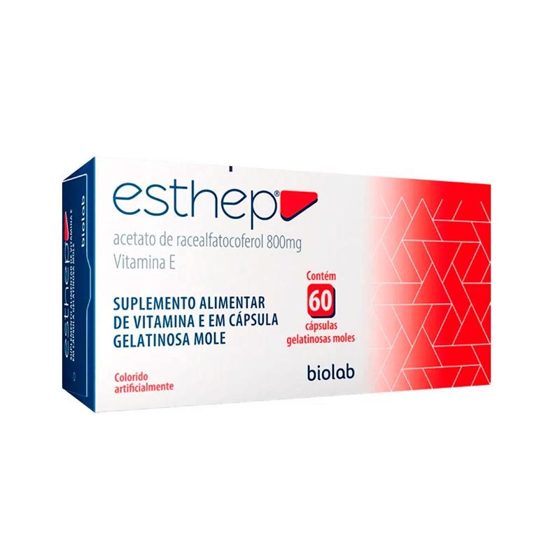 Suplemento Alimentar Esthep 800mg 60 Cápsulas Gelatinosas Moles - Health
