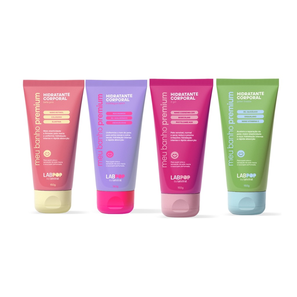 Creme Hidratante Corpo Pele Perfumada Labpop Labotrat 150g em Oferta na Shopee