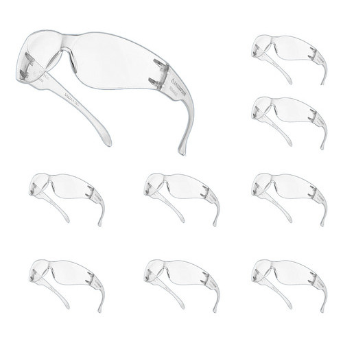 12 Unid.  Oculos Proteção Aguia Antirrisco Danny Segurança