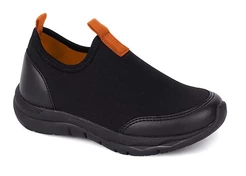 Tênis Infantil Volta As Aulas Baby WBoys - Preto (22 ao 27)