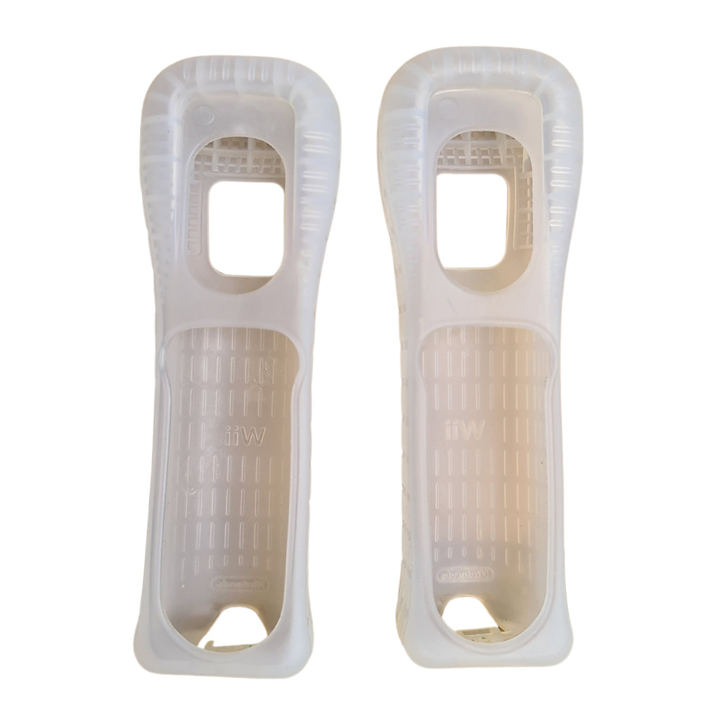 par capas silicone nintendo wii originais transparente usada