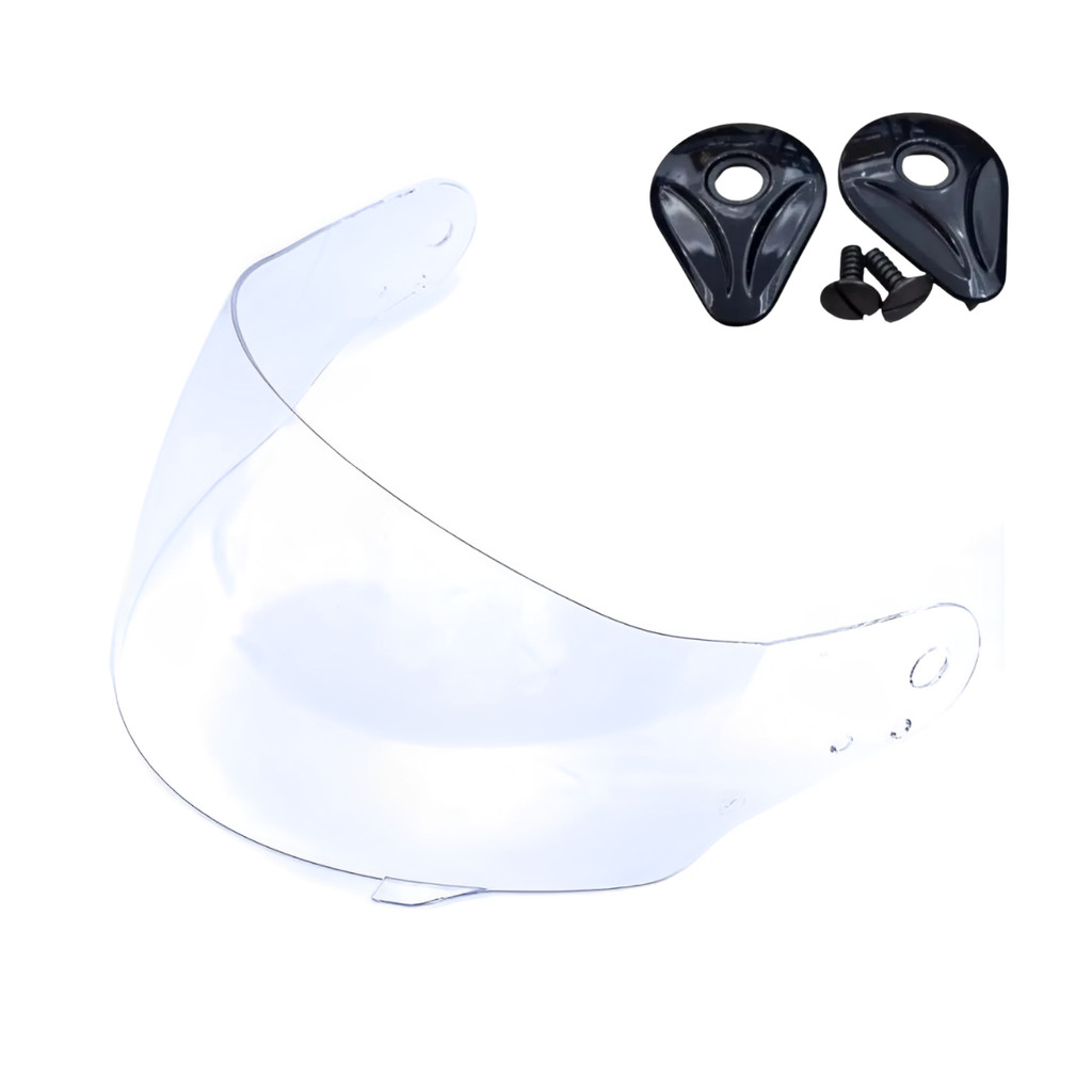 Viseira Cristal + Par de Reparo Mixs MX Fechado/Mx Gladiator
