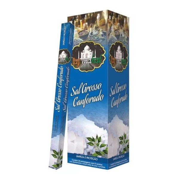 Incenso Taj Mahral Sal Grosso Canforado