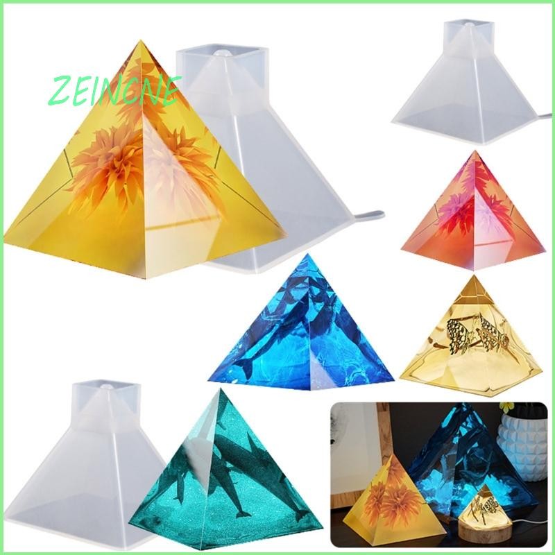 Molde Pirâmide Silicone ZEIN Para Resina Orgonite-Orgone