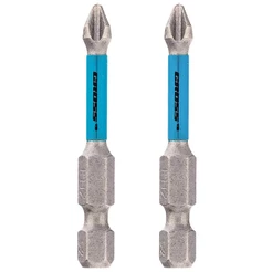 Bits Phillips de Torção 1/4 x 1/4 POL 50 mm PH2 com 2 Peças GROSS