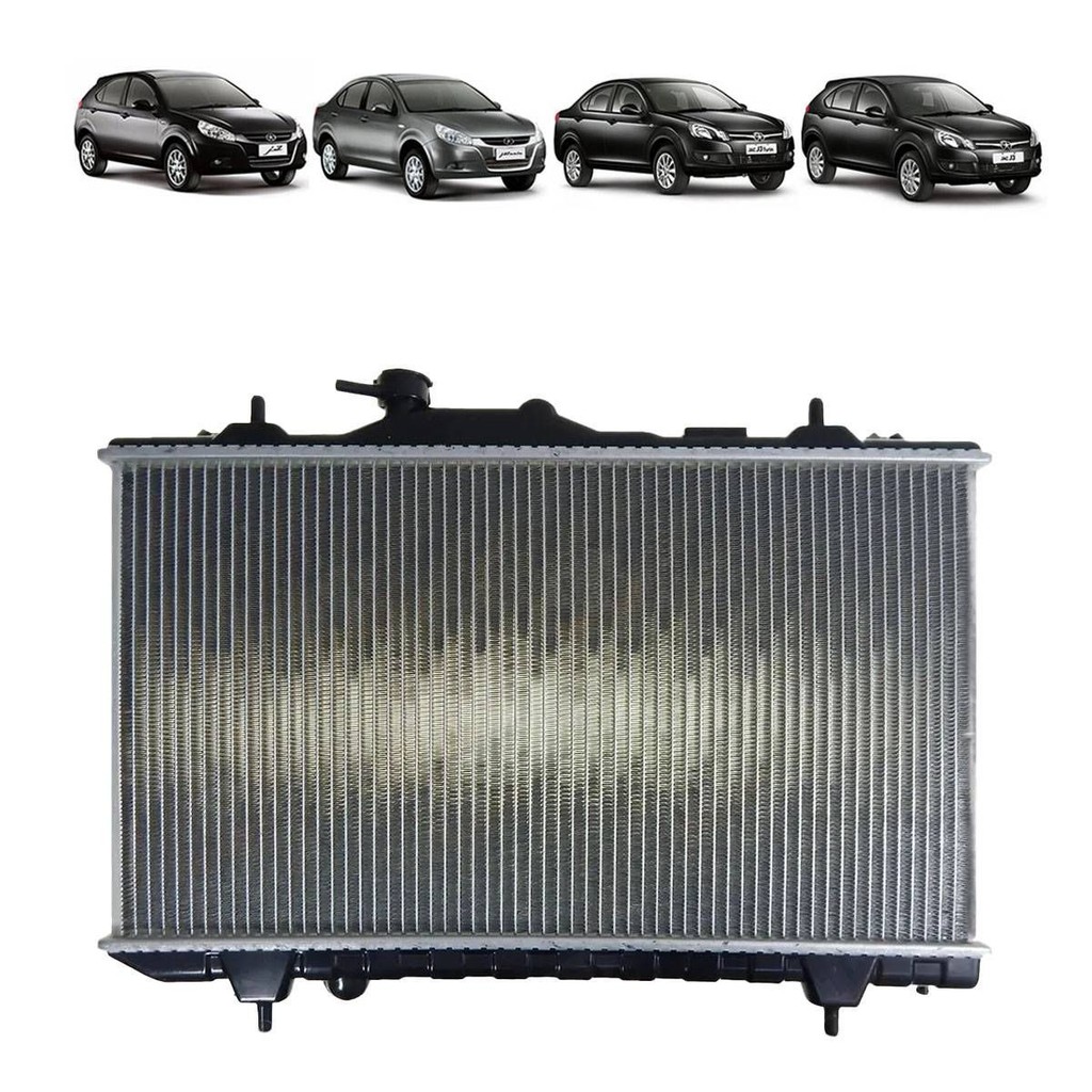 RADIADOR DE ÁGUA JAC J3 HATCH JAC J3 TURIN 1.4 1.5 2011 A 2015 (COM TAMPA) - 1301100U8020