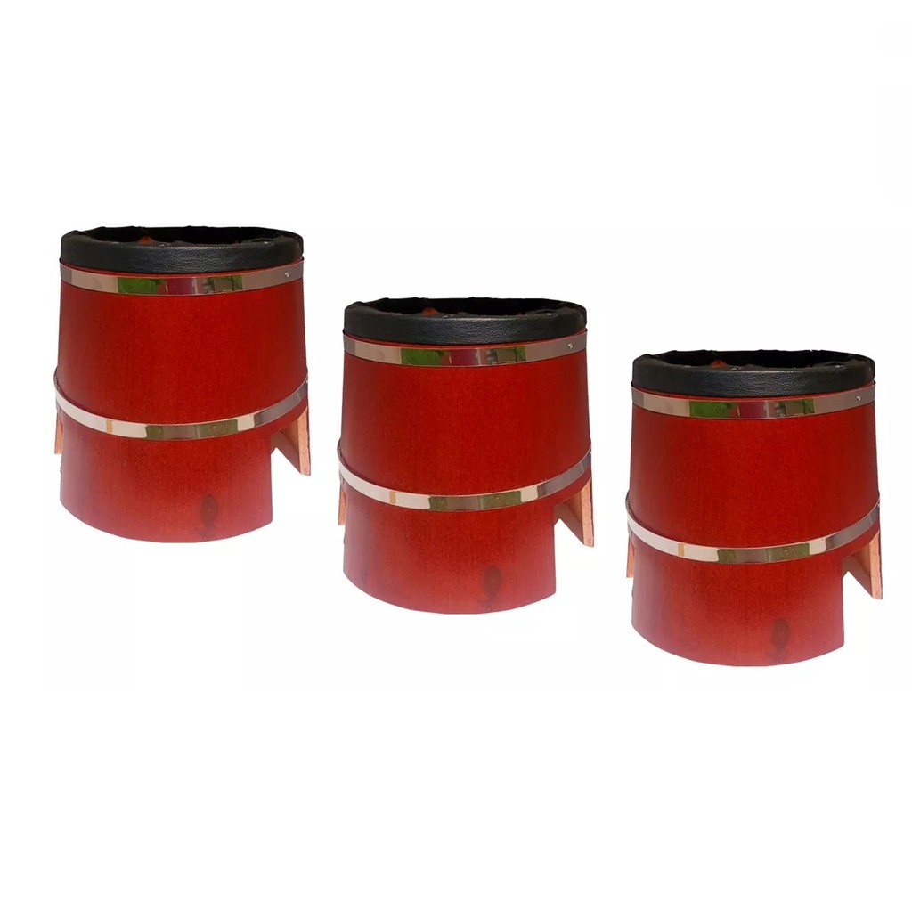 Suporte Banco Atabaque Ou Congas Confort Trio Escuro