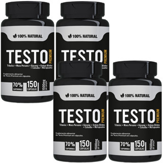 4x Testo Premium C/150 Suplemento Natural Original em Oferta na Shopee