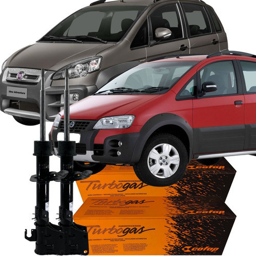 Kit Amortecedor Cofap Dianteiro Idea Adventure 1.8 16v 2013