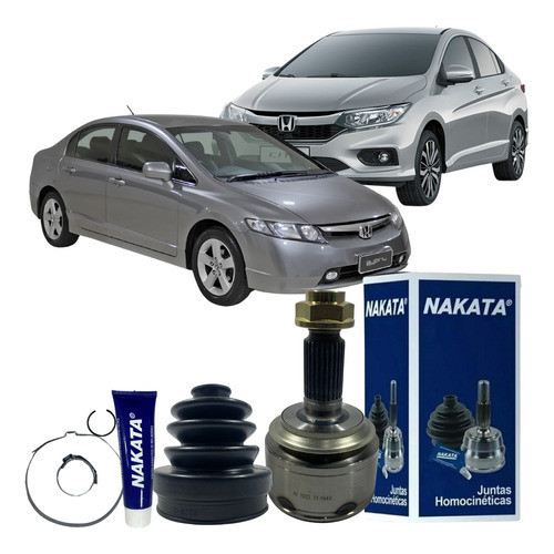 Ponteira Homocinética Nakata  Civic 2007 À 2013