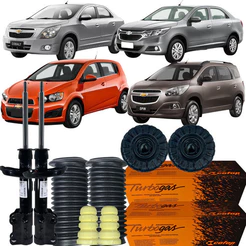 Kit Amortecedor Batente Coxim Dianteiro Cobalt 2011 Á 2020