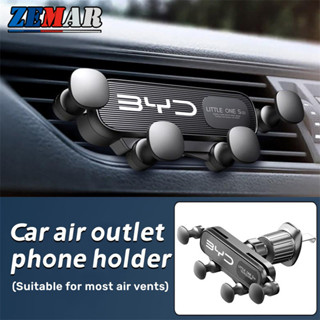 BYD Porta Telefone De Saída De Ar Para Carros Gravidade Rotativo 360 ° Instalação Do Tipo Gancho De Navegação Atto 3 Yuan plus Dolphin Seal U Han EV em Oferta na Shopee
