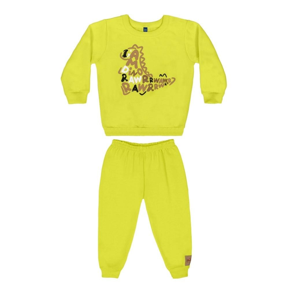 Conjunto Blusão e Calça Bebê Menino Bee Loop - Baby & Kids Fashion