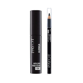 Kit Máscara de Cílios Alonga + Lápis de Olhos Payot Preto Payot em Oferta na Shopee