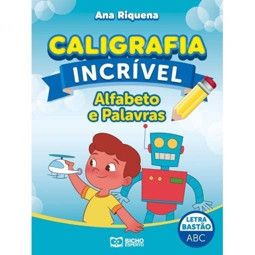 Caligrafia Incrível Letra Bastão - Alfabeto e Palavras em Oferta na Shopee