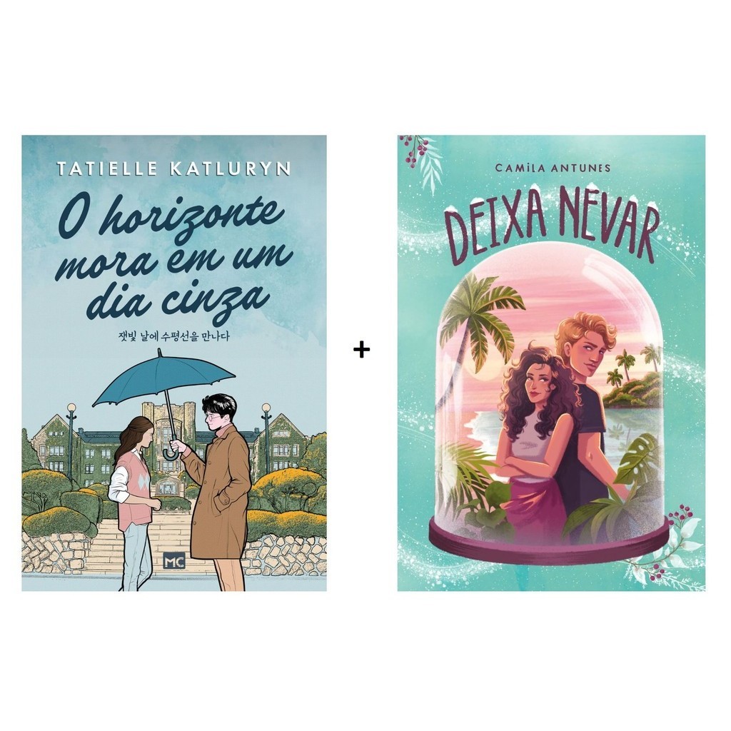 Kit 2 Livros | O horizonte mora em um dia cinza + Deixa Nevar em Oferta na Shopee