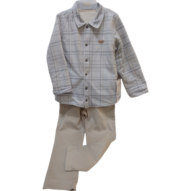 Conjunto Menino Casaco Microsoft Inverno Calça Paraiso 14869