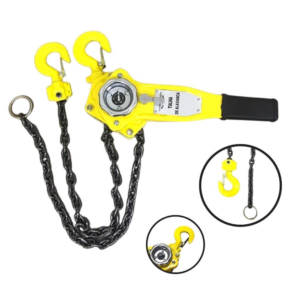 Talha Manual 0,75 Tonelada com Alavanca 3 Metros Elevação IMPORTWAY em Oferta na Shopee
