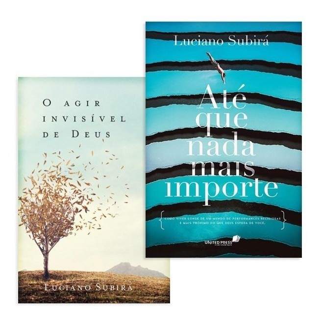 BOX livros O Agir Invisível De Deus + Até Que Nada Mais Importe Subirá | Luciano Subirá em Oferta na Shopee