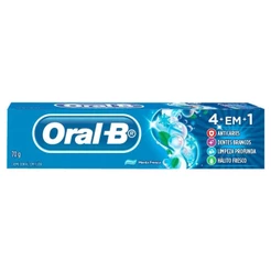 Oral-B Creme Dental 4 Em 1 Sabor Menta Fresca Com 70G
