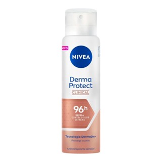 NIVEA DERMA DESODORANTE AEROSSOL PROTECT CLINICAL COM 150ML em Oferta na Shopee