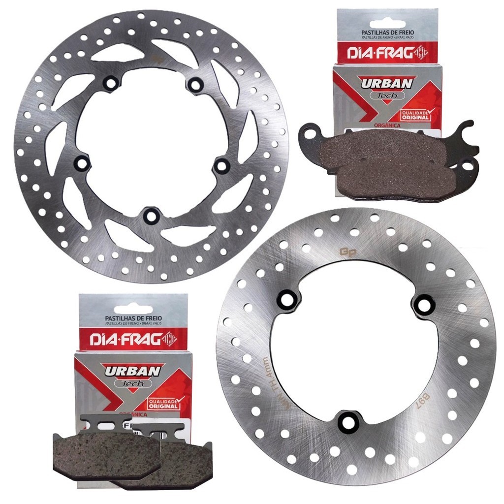 Discos de Freio Fz25 250 Abs 2018-2026+ Pastilhas Diafrag em Oferta na Shopee