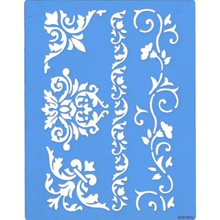 Stencil Arte Fácil 13,5 x 17cm - ST-209 Arabesco em Oferta na Shopee