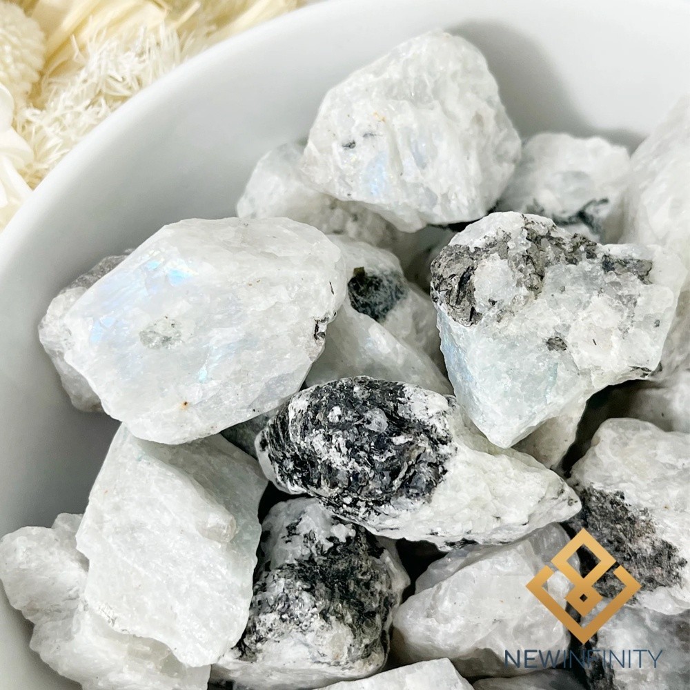 Pedra da Lua Bruta Indiana Natural moonstone 5cm