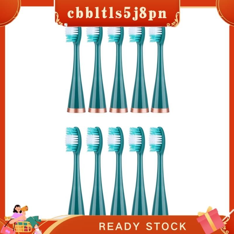 【 Cbbltltls5j8pn 】 10PCS Cabeças De Escova De Dentes Elétrica Substituição De Para Branqueamento Dos Verde