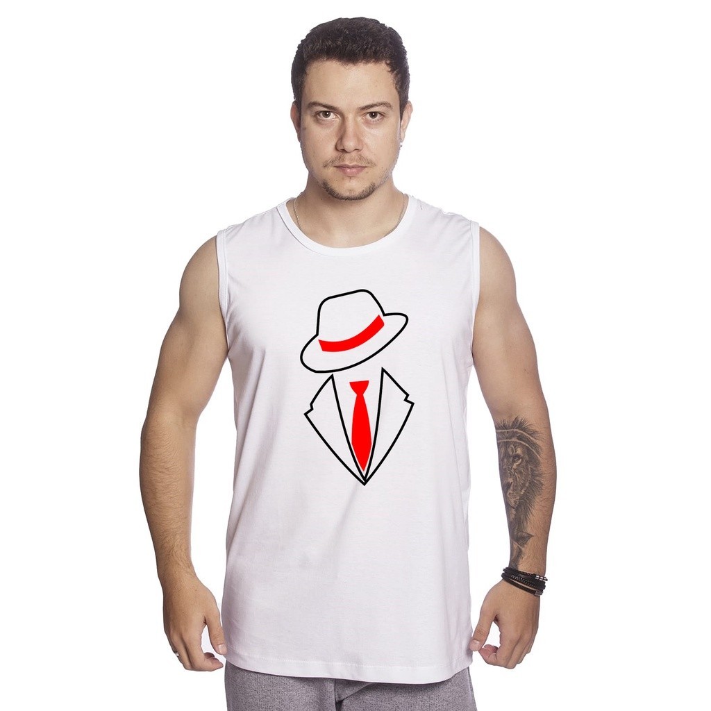 Regata Academia Umbanda Zé Pilintra Camisa Masculina Feminina