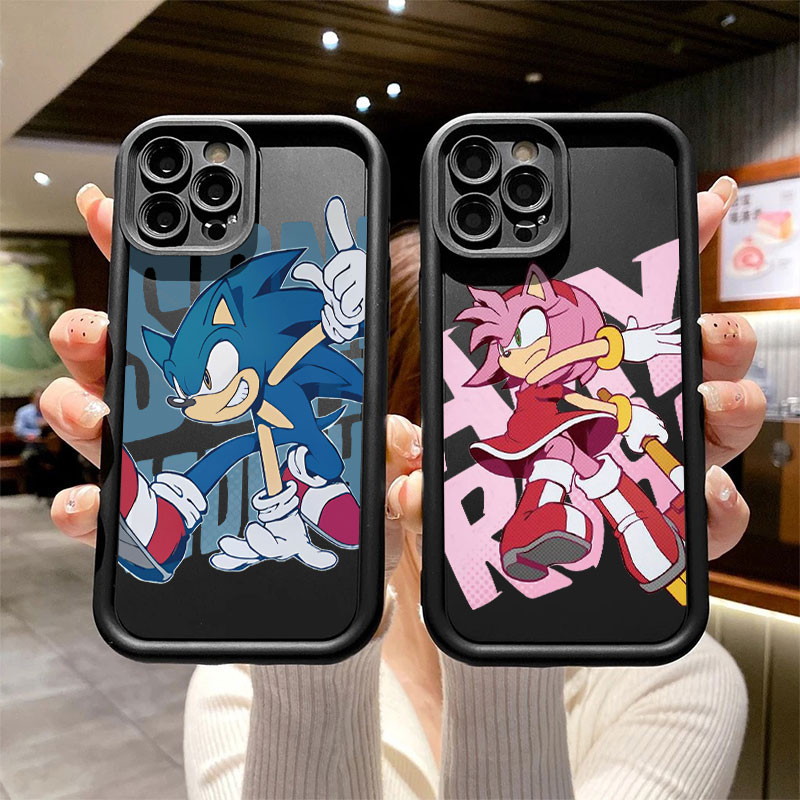 Capinha Capa de silicone Anti-impacto a Sonic para Redmi 12c 13c 14c note 11 12 13 14 pro Poco x5 x6 pro 4G 5G em Oferta na Shopee