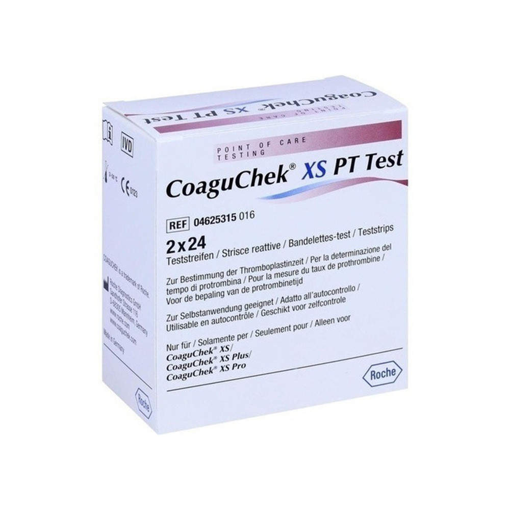 Tiras reagentes coaguchek Xs PT caixa 48 tiras - Roche