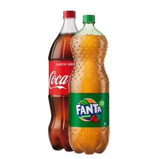 Kit Refrigerante Coca Cola Pet 2 Litros e Refrigerante Fanta Guaraná Pet 2 Litros em Oferta na Shopee