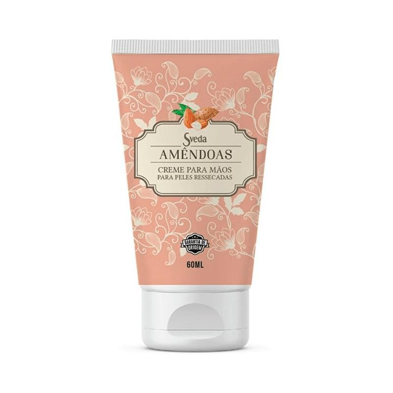 Creme para Mãos Sveda Amêndoas 60ml em Oferta na Shopee